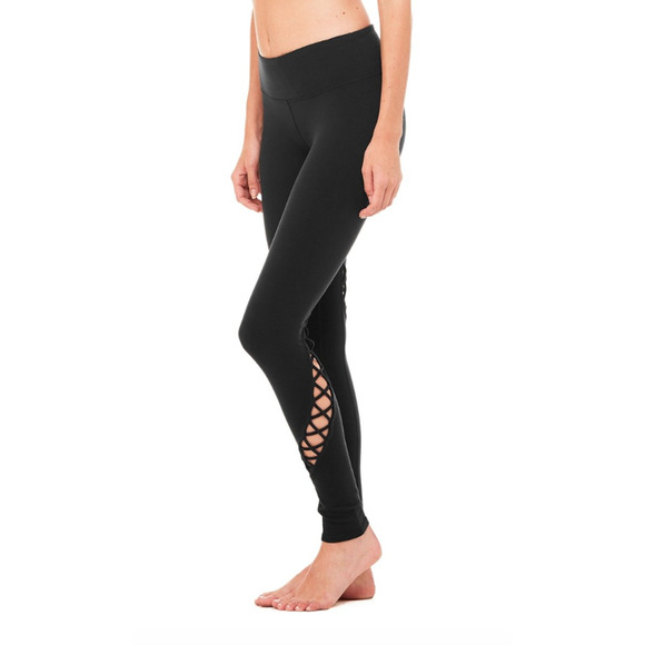 Alo Yoga Leggings Yoga Pants Entwine Lace Up  Size S Small - Picture 2 of 12